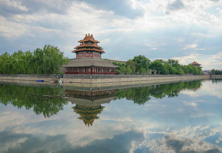 北京角楼风景迷人 吸引众多摄影爱好者拍照留念